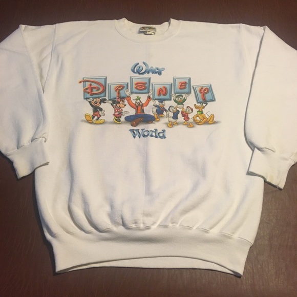 Vtg 90s Disney World Crewneck Sweater M - Picture 2 of 11